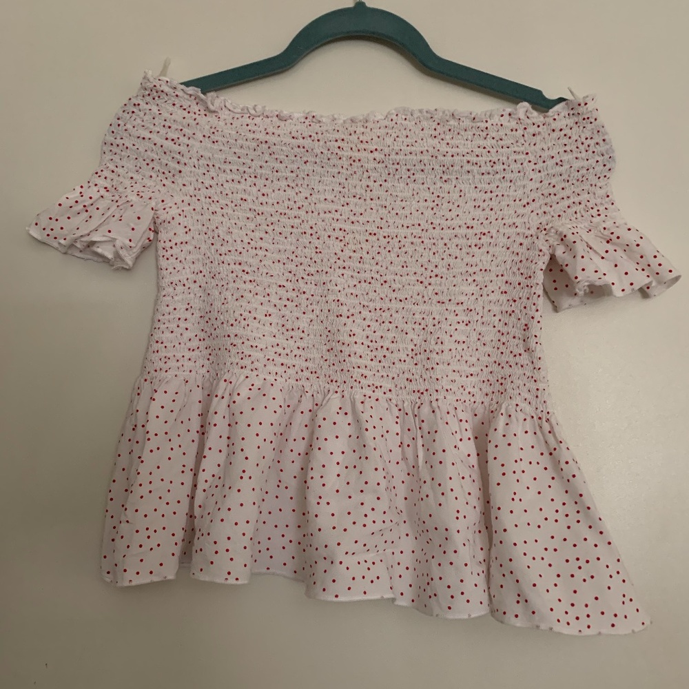 Off the shoulder shirt